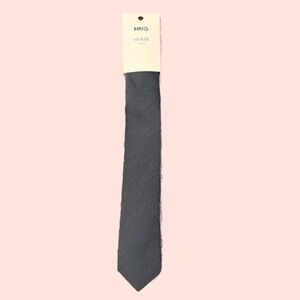 Mango Charcoal Men's Tie